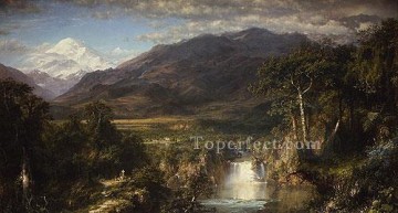  Edwin Painting - Heart Of The Andes scenery Hudson River Frederic Edwin Church